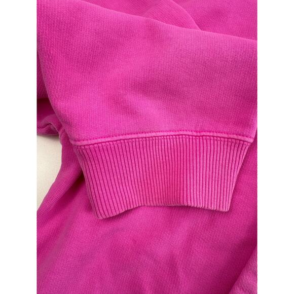 Victoria's Secret PINK Long Sleeve Half Zip Pink Sweatshirt w/Pockets Size XXL - Picture 5 of 15